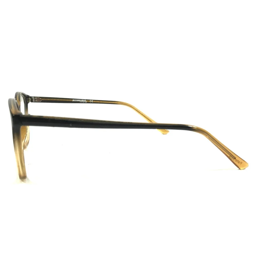 Affordable Designs Eyeglasses Frames FAY BROWN Square Full Rim 52-18-140